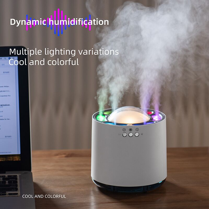 Bedroom Anti-Gravity Humidifier With Clock Water Drop Backflow Aroma D –